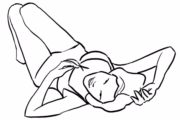 8. Một tư thế tạo dáng khác phù hợp với nhiều dáng người mẫu. Hãy để người mẫu thay đổi cách thức đặt tay và vị trí chân khác nhau, nhưng nhớ là khi chụp phải lưu tâm đến đôi mắt của cô ấy.