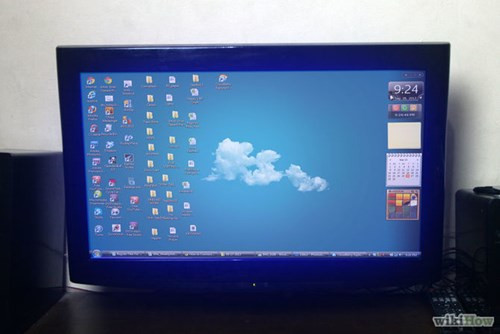  2. Kết nối qua Wifi Kích hoạt chế độ Wifi trên tivi.Chọn đầu vào Wi-Fi trên ti vi: "Video 1", "DVR", hoặc "máy tính. Sau đó, kết nối máy tính với mạng Wifi.