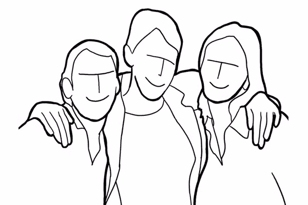 5. Kiểu ảnh này khá dễ chụp khi chụp một nhóm bạn. Mọi người chỉ cần thể hiện sự vui vẻ và thoải mái, mang lại cảm giác dễ chịu cho người xem.