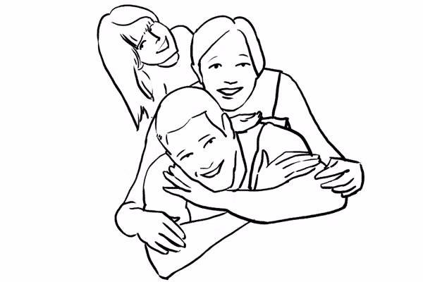 15. Kiểu ảnh này có thể được thực hiện ngoài trời trên mặt đất hoặc trên một chiếc giường trong nhà, thích hợp khi chụp trẻ em và số trẻ em có thể thay đổi tùy ý.