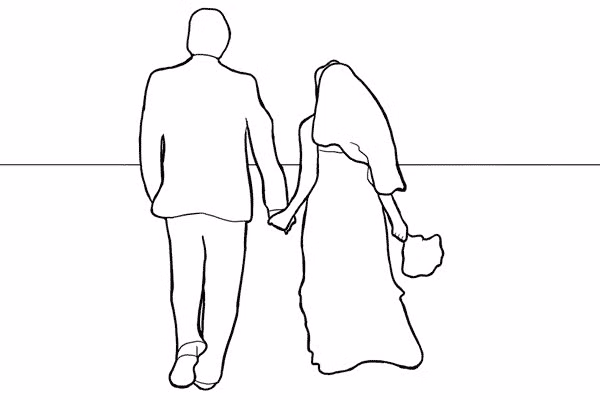 14. Đừng bao giờ quên rằng luôn có những cơ hội tốt để bạn chụp hai vợ chồng từ phía sau.