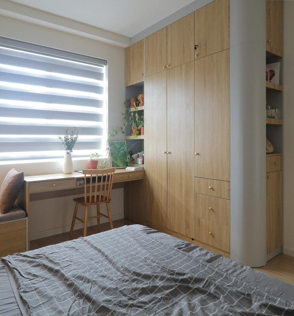 Cảnh sắc mùa thu trong căn hộ xinh xắn, tone màu nhạt của cô gái trẻ - Hình 13 Canh sac mua thu trong can ho xinh xan, tone mau nhat cua co gai tre-Hinh-13