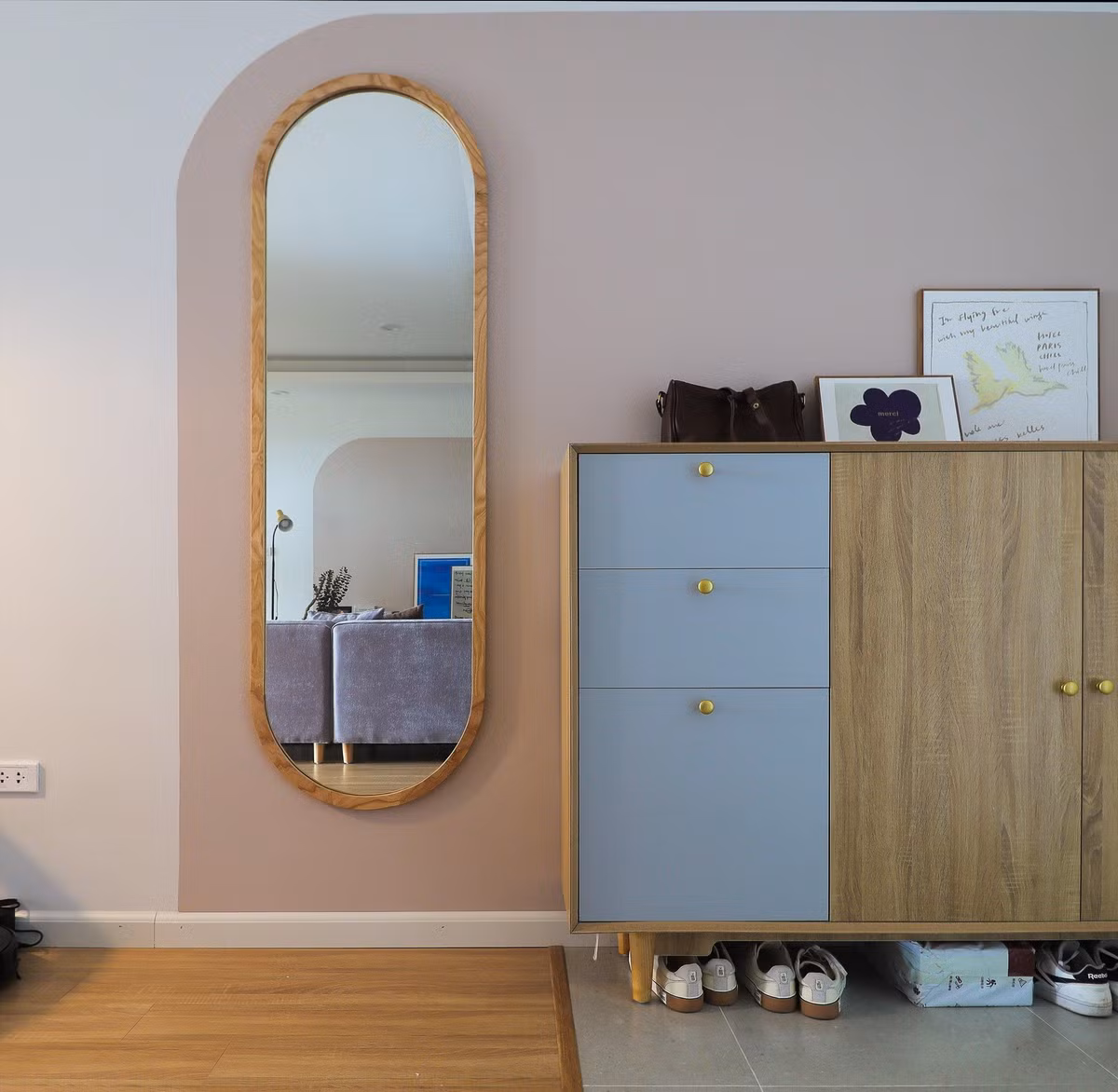 Canh sac mua thu trong can ho xinh xan, tone mau nhat cua co gai tre-Hinh-10