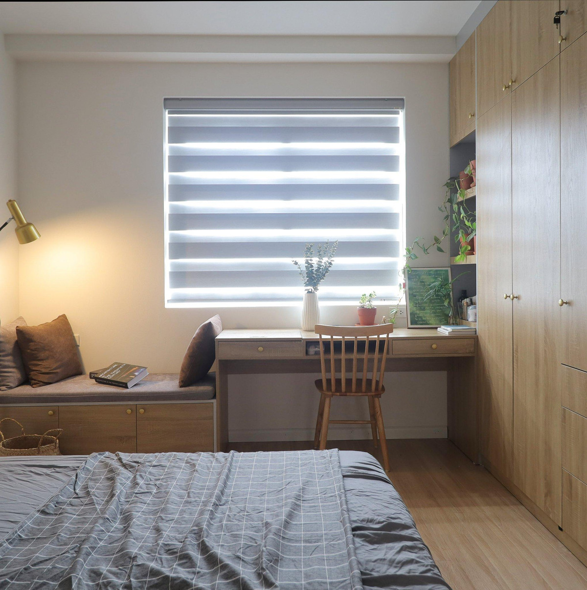 Canh sac mua thu trong can ho xinh xan, tone mau nhat cua co gai tre-Hinh-11