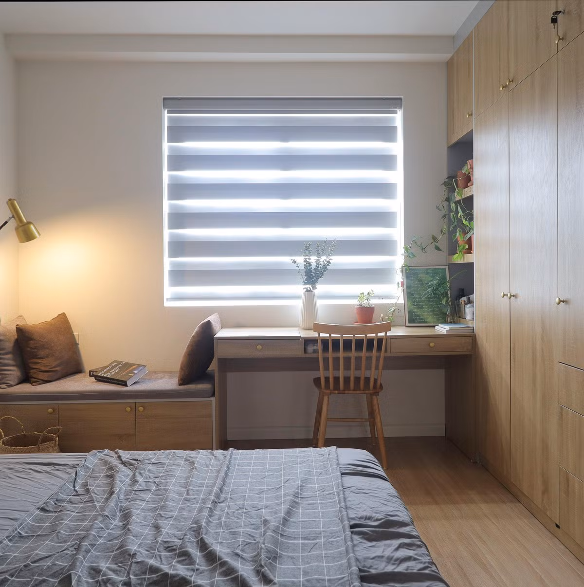 Canh sac mua thu trong can ho xinh xan, tone mau nhat cua co gai tre-Hinh-11