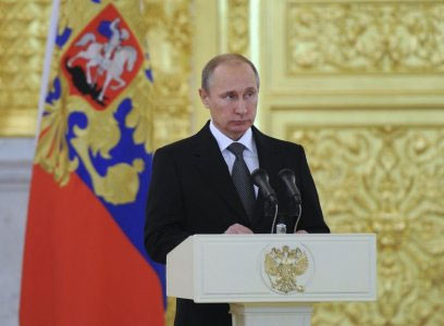 Tổng thống Putin phát biểu trong buổi lễ nhận quốc thư từ đại sứ các nước tại diện Kremlin.