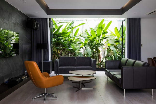 Ngoi nha toi gian so huu hai khu vuon xanh mat-Hinh-3