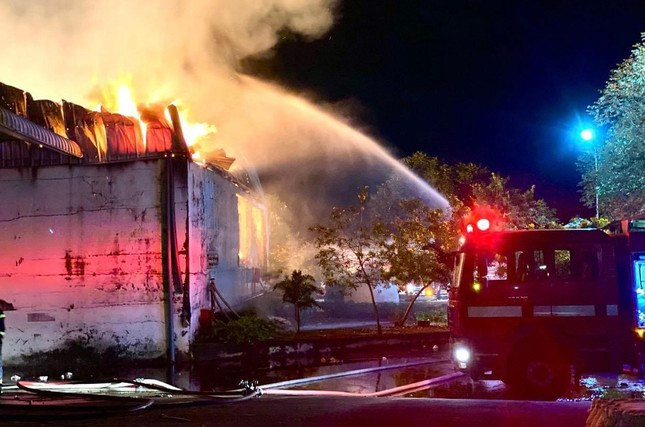 Do ngọn lửa quá lớn, Công an tỉnh Bà Rịa - Vũng Tàu đã cho huy động tối đa lực lượng cũng như phương tiện, trang thiết bị nhằm nhanh chóng khống chế, dập tắt đám cháy.