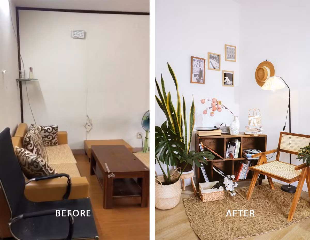 Co gai 27 tuoi mot minh cai tao can ho cu thanh noi dang song-Hinh-3