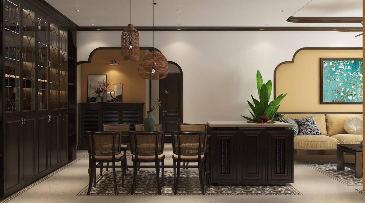 Kiet tac Indochine giua long Ha Noi, khong gian cuon hut nhu biet thu-Hinh-4