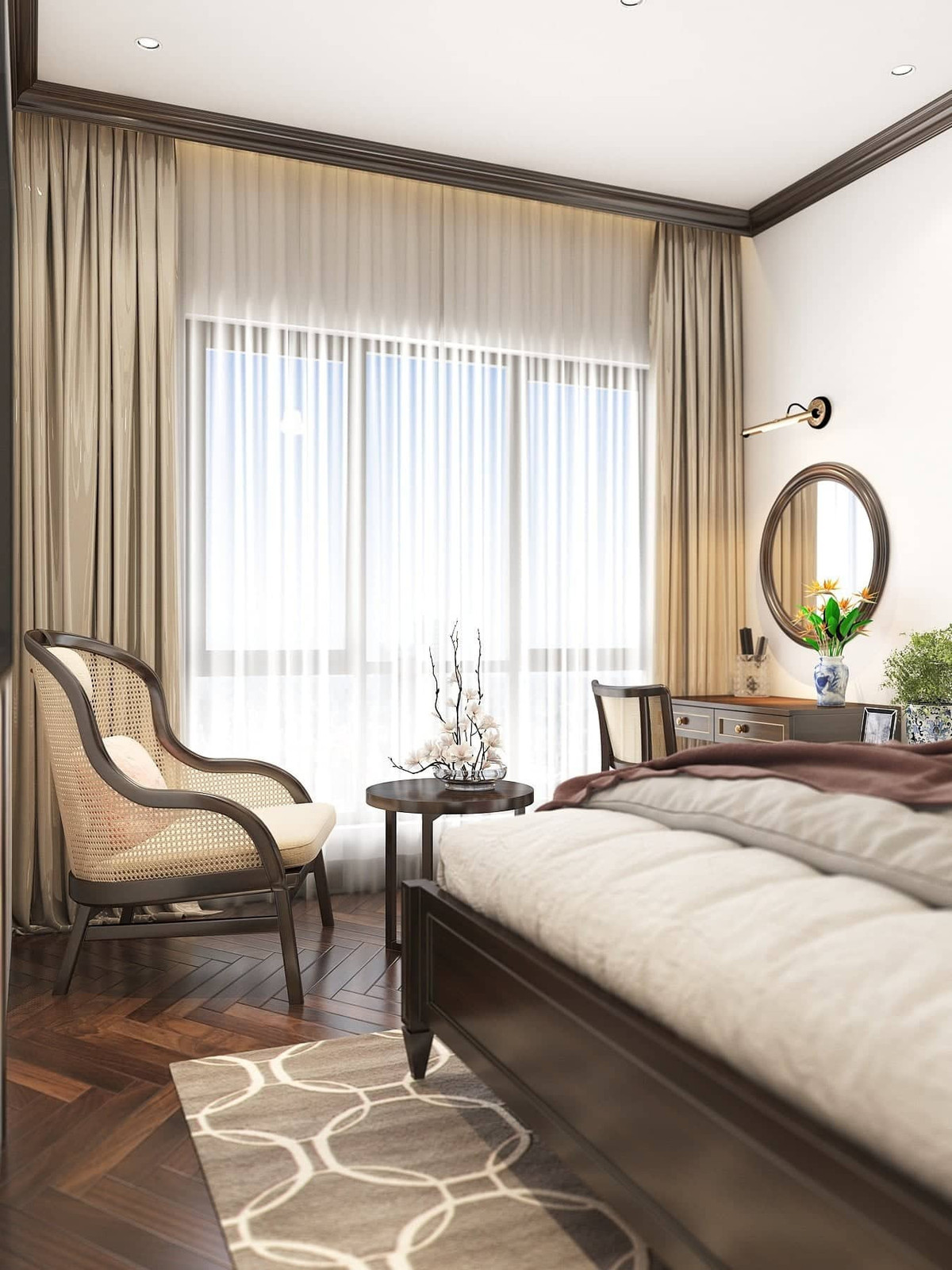 Kiet tac Indochine giua long Ha Noi, khong gian cuon hut nhu biet thu-Hinh-12