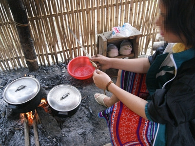 Gia Thị S. kể về những giờ phút kinh hoàng trong cuộc đời. Ảnh: L.H.V.