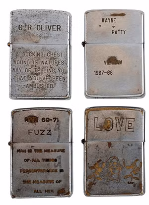 Theo Bradford Edwards, ngày nay có hẳn một thị trường kinh doanh những chiếc bật lửa được chạm khắc tay trong chiến tranh ở Việt Nam.