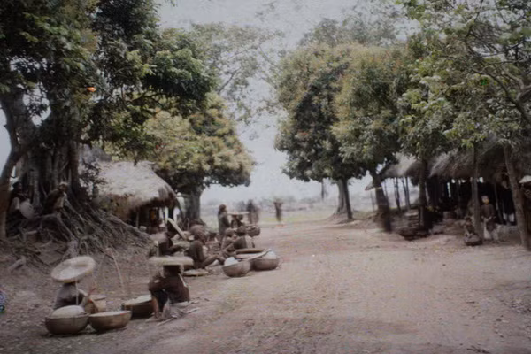 Ven đường cuối làng (gần Hà Nội).