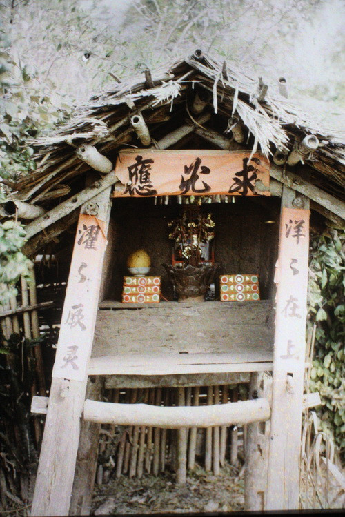 Miếu thờ thần trong làng.