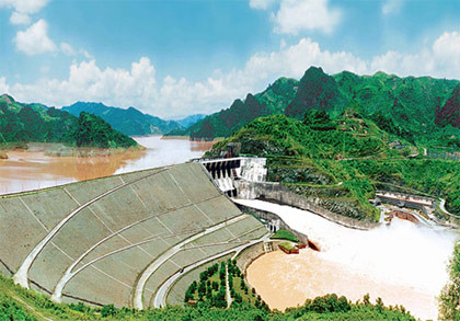 Thủy điện Hòa Bình.