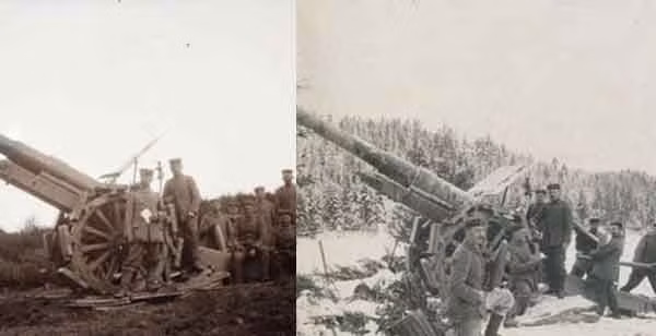 Pháo của quân đội Đức lúc bấy giờ.