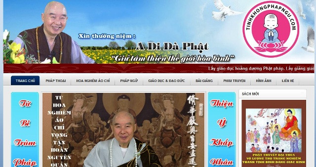 9. Tịnh Không pháp ngữ: Tổng hợp những bài pháp thoại của Pháp sư Tịnh Không. Website: http://tinhkhongphapngu.net/.