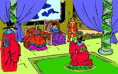 br/> Theo Đại Việt sử ký toàn thư, có lần vợ ông ngồi kiệu đi qua thềm cấm, bị quân hiệu ngăn lại. Bà về dinh khóc bảo Trần Thủ Độ rằng: "Ta làm vợ của ông mà bị bọn quân hiệu khinh nhờn đến thế". Trần Thủ Độ tức giận, sai đi bắt, người quân hiệu ấy cứ thành thực trả lời. Nghe xong, Trần Thủ Độ nói: "Ngươi ở chức thấp mà giữ được luật pháp, ta còn trách gì nữa, bèn lấy lụa thưởng rồi cho về".