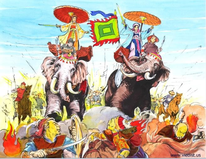 Theo sách “Giai thoại lịch sử Việt Nam”, Lê Chân là một trong những nữ tướng xuất sắc của Hai Bà Trưng, từng giúp 2 chị em Trưng Trắc, Trưng Nhị đánh đuổi quân Hán xâm lược, giành lại độc lập cho dân tộc.