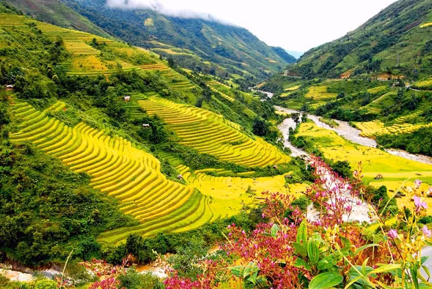 Điểm cực Tây của nước ta nằm ở bản A Pa Chải, thuộc xã Sín Thầu, huyện Mường Nhé, tỉnh Điện Biên, là nơi tiếp giáp giữa 3 nước Việt Nam, Lào, Trung Quốc. Nơi này được nói là “một con gà gáy, cả ba nước cùng nghe tiếng”. Ảnh: Báo Điện Biên.