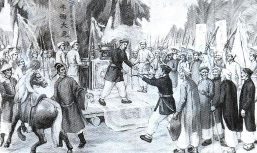 Ngày 19/8/1864, do bị tên Huỳnh Công Tấn phản bội, dẫn đường cho quân Pháp bất ngờ bao vây đánh úp, Trương Định bị trọng thương. Để bảo toàn khí tiết, ông rút gươm tự sát tại Ao Dinh (Gò Công) vào rạng sáng hôm sau, khi mới 44 tuổi.