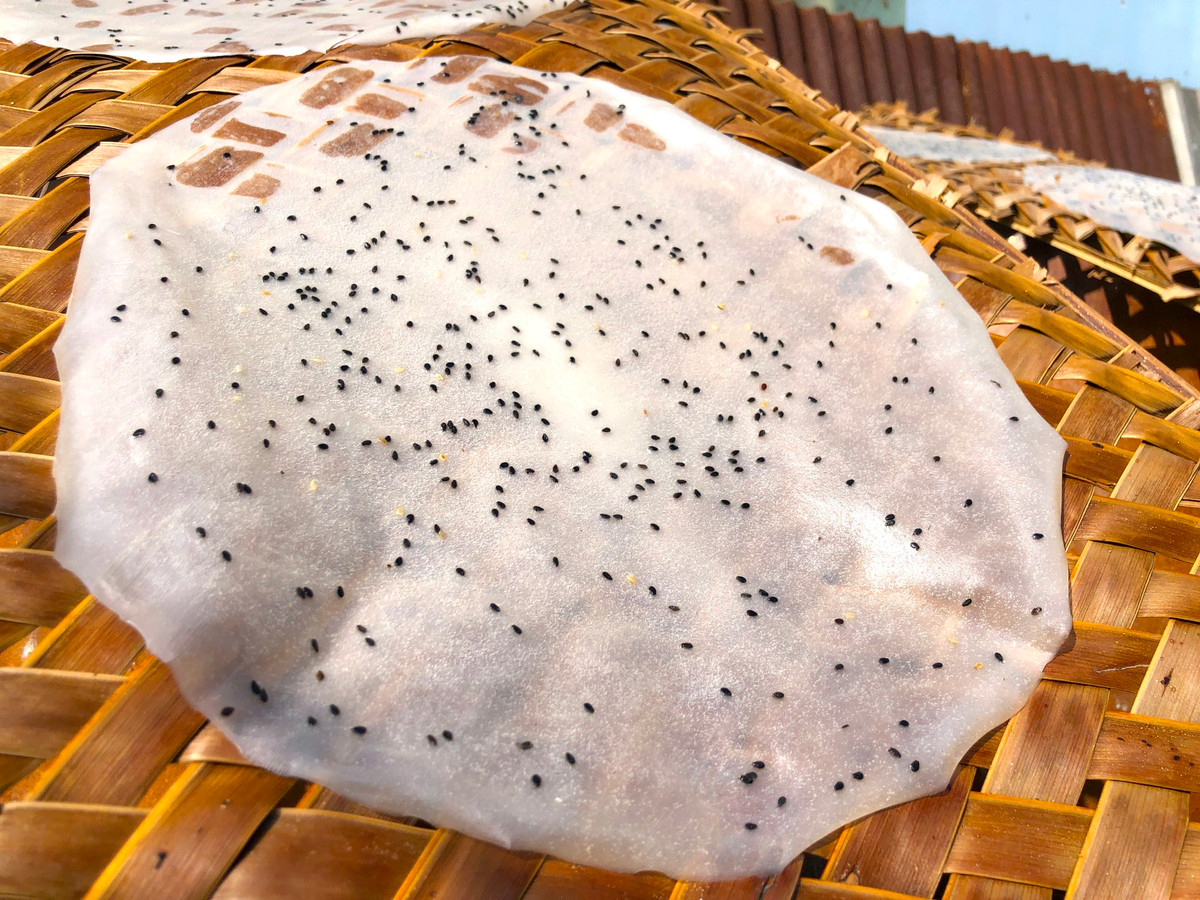 Bánh tráng dừa - Ảnh: Kim Hà.