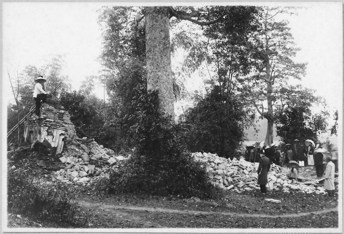 Ảnh cực quý về chùa Cói ở Vĩnh Yên một thế kỷ trước - Hình 2 Anh cuc quy ve chua Coi o Vinh Yen mot the ky truoc-Hinh-2