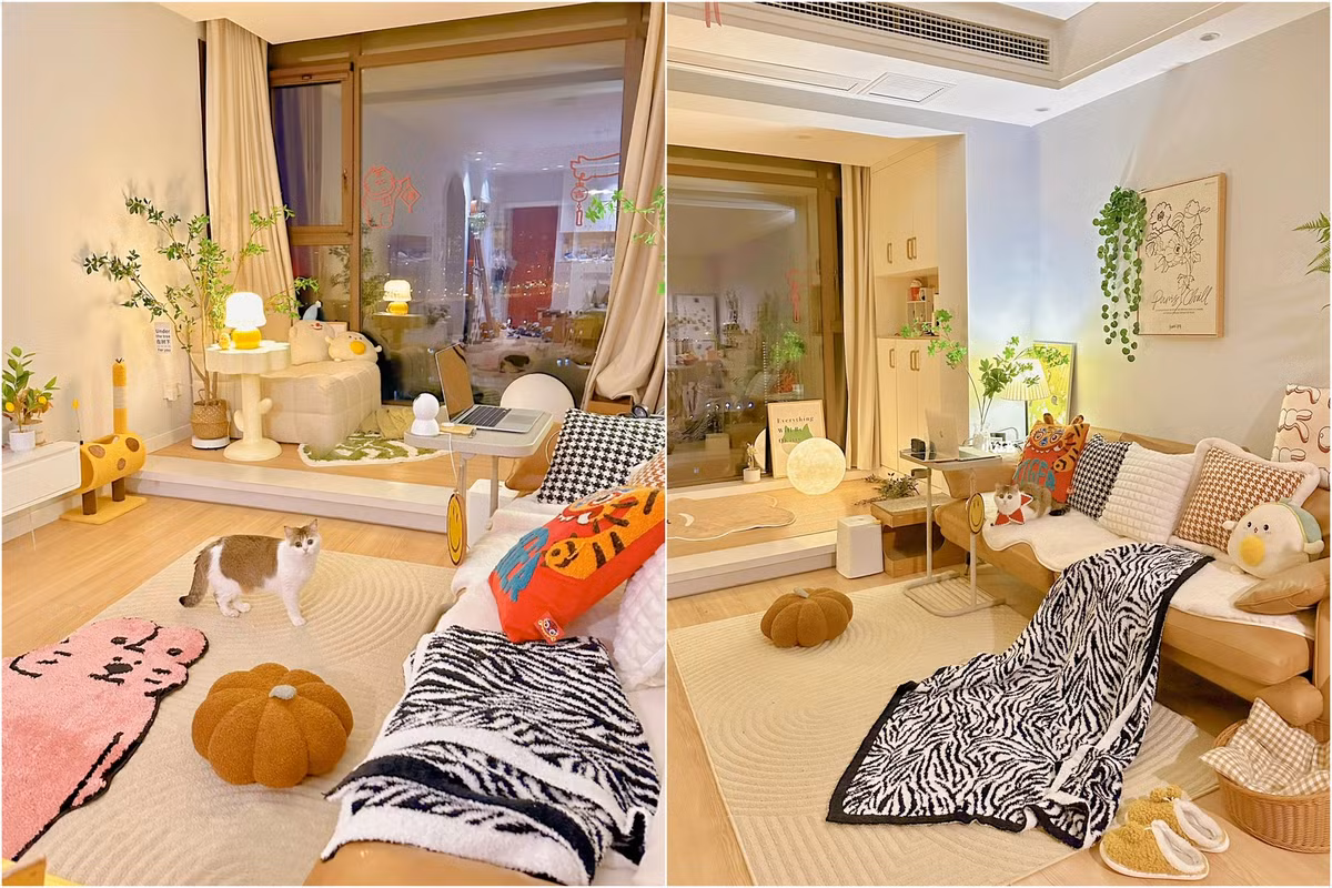 Không gian sống ấm cúng bên trong căn hộ 47m2 của cô gái trẻ Khong gian song am cung ben trong can ho 47m2 cua co gai tre