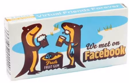 Kẹo cao su Facebook.
