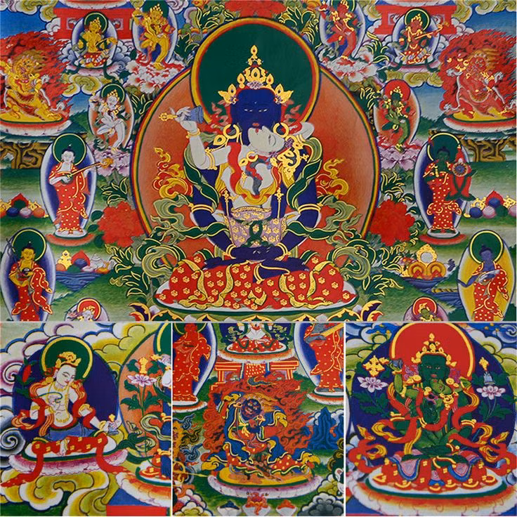  Bardo Thodol không chỉ là một cuốn sách về cái chết mà còn là cẩm nang hướng dẫn người chết qua những giai đoạn trung gian để đạt giải thoát hoặc chuẩn bị cho kiếp sống kế tiếp. Sau đây là những điểm chính về quan niệm cái chết trong Bardo Thodol. Ảnh: Pinterest.