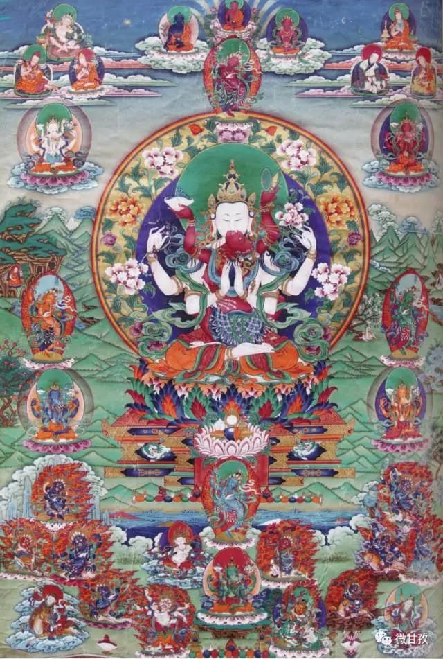 Bằng cách đọc Bardo Thodol, người sống giúp linh hồn hiểu và nhận ra bản chất của các hình ảnh trong bardo, giúp họ không bị lạc lối, sợ hãi và có cơ hội đạt giải thoát. Ảnh: Pinterest.