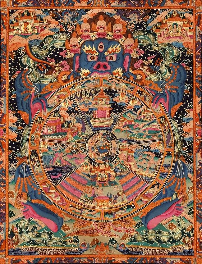 Sự giác ngộ có thể xảy ra ngay tại giây phút chết, hoặc trong bất kỳ giai đoạn nào của bardo nếu linh hồn nhận thức rõ ràng bản chất của tâm thức và từ bỏ bám chấp. Ảnh: Pinterest.