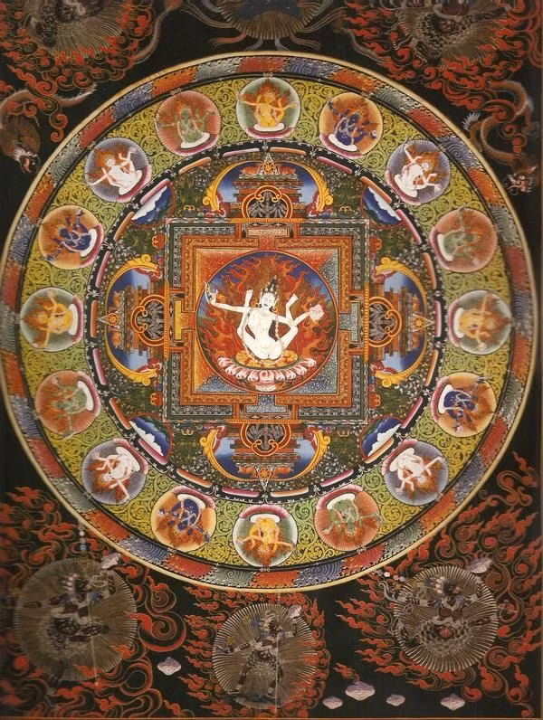 Linh hồn có thể cảm nhận ánh sáng rõ ràng, tượng trưng cho bản chất thực sự của tâm thức, và nếu có thể nhận diện và kết hợp với ánh sáng này, linh hồn có thể đạt giác ngộ. Ảnh: Pinterest.