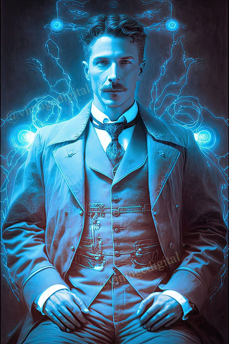 5. Tinh thần làm việc không mệt mỏi. Nikola Tesla thường làm việc nhiều giờ liên tục mà quên ăn uống hoặc nghỉ ngơi. Ông đặt tất cả tâm huyết vào nghiên cứu và phát minh. Ảnh: Pinterest.