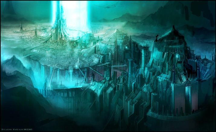  9. Giả thuyết về Bắc Cực. Một giả thuyết kỳ lạ cho rằng Atlantis có thể từng là một vùng đất ở Bắc Cực. Thuyết này dựa trên các thay đổi trong trục của Trái đất có thể đã khiến cho khu vực này chìm xuống biển. Ảnh: Pinterest.