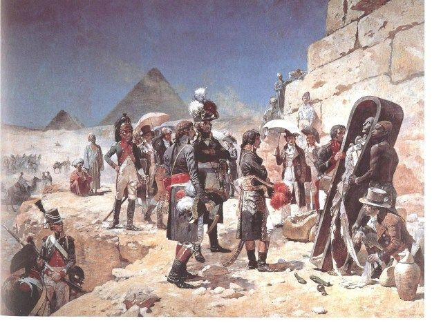  14. Ảnh hưởng lâu dài. Dù thất bại về quân sự, cuộc viễn chinh đã làm sống lại sự quan tâm toàn cầu đối với nền văn minh Ai Cập cổ đại và khai sinh ra ngành Ai Cập học. Ảnh: Pinterest.