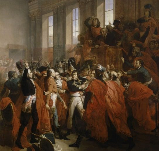  12. Sự rút lui bất ngờ của Napoleon. Tháng 8 năm 1799, Napoleon bí mật rời Ai Cập để trở về Pháp, bỏ lại quân đội. Ông tìm cách tận dụng danh tiếng từ chiến dịch này để củng cố quyền lực chính trị của mình ở Paris. Ảnh: Pinterest.