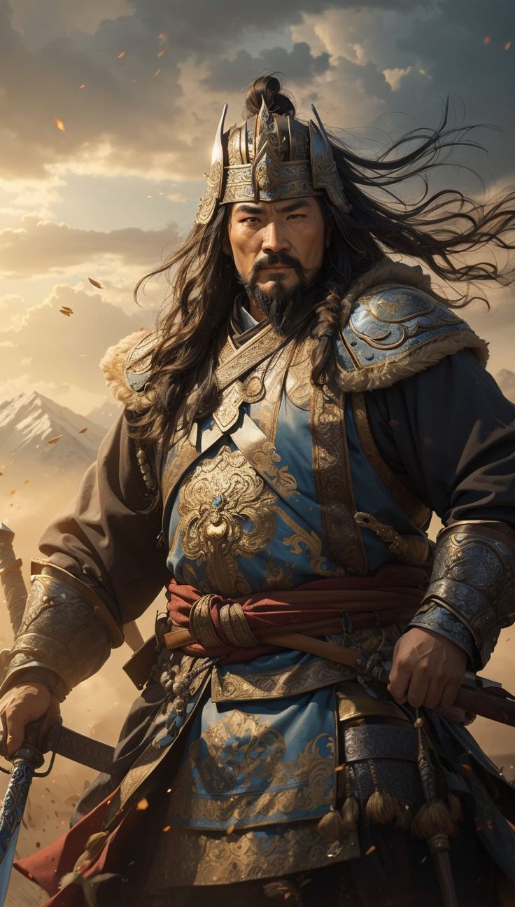  4. Đề cao năng lực hơn địa vị. Trong việc chọn tướng lĩnh và quan chức, Thành Cát Tư Hãn đánh giá cao khả năng và lòng trung thành hơn là xuất thân. Ông đưa nhiều người bình dân có tài vào các vị trí quan trọng, điều này giúp ông có được sự trung thành tuyệt đối của họ và xây dựng được một đội ngũ lãnh đạo mạnh mẽ, hiệu quả. Ảnh: Pinterest.