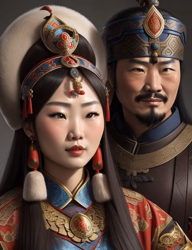  10. Di sản di truyền khổng lồ. Các nghiên cứu di truyền gần đây đã phát hiện rằng khoảng 16 triệu người ngày nay có DNA liên kết với Thành Cát Tư Hãn. Điều này cho thấy sức ảnh hưởng mạnh mẽ của ông, không chỉ về mặt lịch sử mà còn trong di sản di truyền của thế giới, vì Thành Cát Tư Hãn có nhiều con cháu trải rộng khắp đế chế của mình. Ảnh: Pinterest.