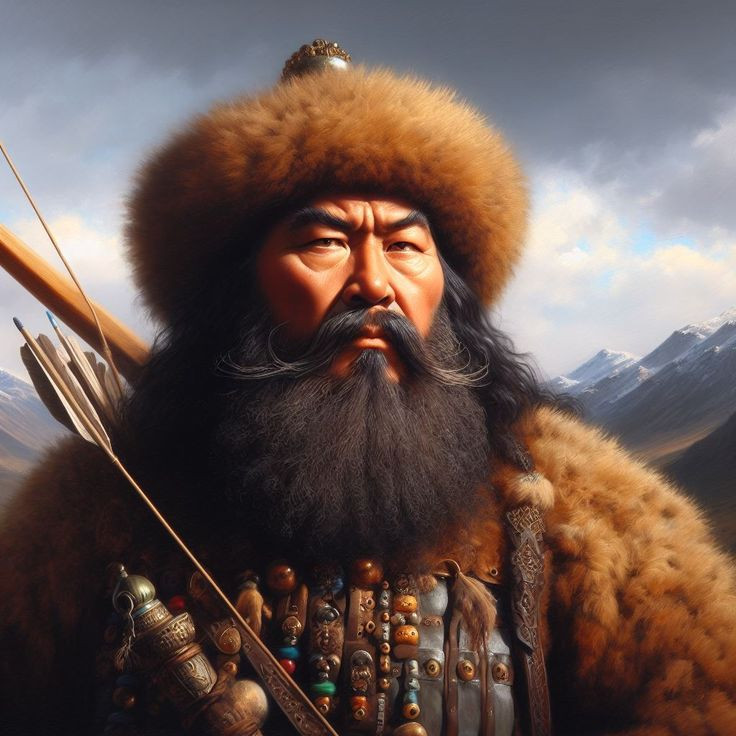  11. Tàn bạo nhưng cũng khoan dung với dân thường. Thành Cát Tư Hãn nổi tiếng với những cuộc chinh phạt tàn bạo, nhưng ông cũng đối xử tốt với những người dân thường nếu họ quy phục. Chính sách khoan dung này giúp ông dễ dàng giành được lòng trung thành của những vùng lãnh thổ mới và duy trì sự ổn định trong đế chế. Ảnh: Pinterest.