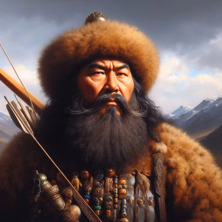  11. Tàn bạo nhưng cũng khoan dung với dân thường. Thành Cát Tư Hãn nổi tiếng với những cuộc chinh phạt tàn bạo, nhưng ông cũng đối xử tốt với những người dân thường nếu họ quy phục. Chính sách khoan dung này giúp ông dễ dàng giành được lòng trung thành của những vùng lãnh thổ mới và duy trì sự ổn định trong đế chế. Ảnh: Pinterest.