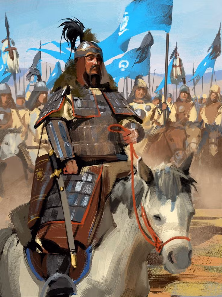  7. Hệ thống bưu chính và đường liên lạc “Yam”. Để quản lý một đế chế rộng lớn, Thành Cát Tư Hãn thiết lập hệ thống bưu chính Yam, với các trạm tiếp tế trải dài khắp đế chế, cho phép quân lính và quan lại di chuyển nhanh chóng. Hệ thống này đóng vai trò quan trọng trong việc duy trì liên lạc và kiểm soát vùng lãnh thổ rộng lớn. Ảnh: Pinterest.