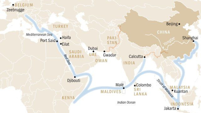  10. Con đường Tơ lụa trên biển. Trong thời kỳ nhà Đường và nhà Tống ở Trung Quốc, các thương nhân từ Trung Quốc đã đi qua các cảng ở Việt Nam, Thái Lan, và Ấn Độ để đến Trung Đông và châu Âu, hình thành nên một mạng lưới giao thương biển sôi động. Ảnh: Pinterest.