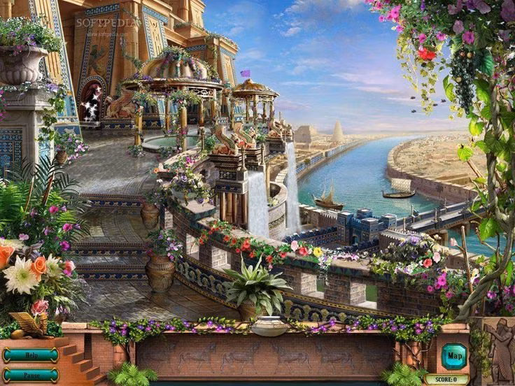  12. Không tìm thấy dấu vết khảo cổ: Dù nhiều cuộc khai quật đã được thực hiện ở Babylon (nay là Iraq), không có bằng chứng xác thực nào về sự tồn tại của vườn treo. Ảnh: Pinterest.