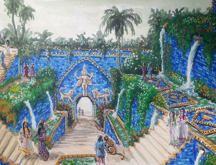  14. Bị phá hủy bởi động đất?: Một số giả thuyết cho rằng nếu vườn treo thực sự tồn tại, nó có thể đã bị phá hủy bởi động đất trong thế kỷ thứ 2 TCN. Ảnh: Pinterest.