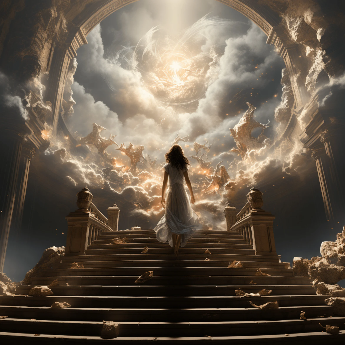  10. Tranh cãi chưa có hồi kết. Dù có nhiều nghiên cứu về NDE, hiện tượng này vẫn còn là một bí ẩn lớn. Một số nhà khoa học cho rằng NDE chỉ là những phản ứng sinh hóa của não, nhưng cũng có những nghiên cứu và giả thuyết cho rằng có thể có một "thế giới bên kia" nào đó. Điều này khiến cho NDE không chỉ là một vấn đề khoa học, mà còn là một chủ đề triết học sâu sắc. Ảnh: Pinterest.