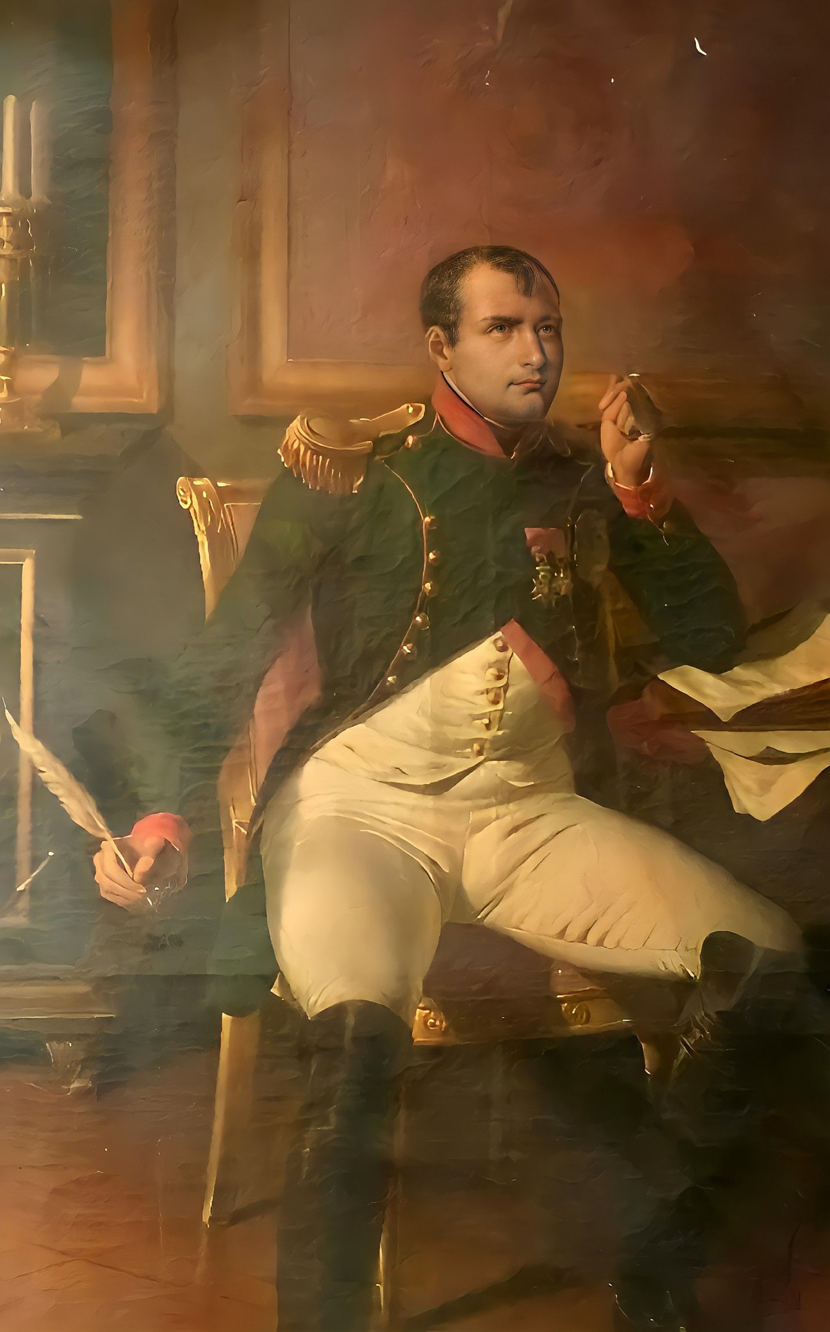  Chữ viết tay khó đọc: Chữ viết của Napoleon rất xấu và khó đọc, đến mức nhiều người không hiểu được nội dung ông viết. Ảnh: Pinterest.