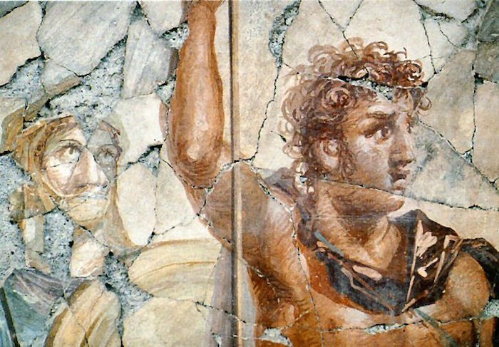  7. Tự nhận mình là con của thần Zeus. Alexander tin rằng mình là con trai của thần Zeus, chứ không phải vua Philip II, cha ruột của ông. Niềm tin này giúp củng cố vị thế thiêng liêng của ông trong mắt người dân. Ảnh: Pinterest.