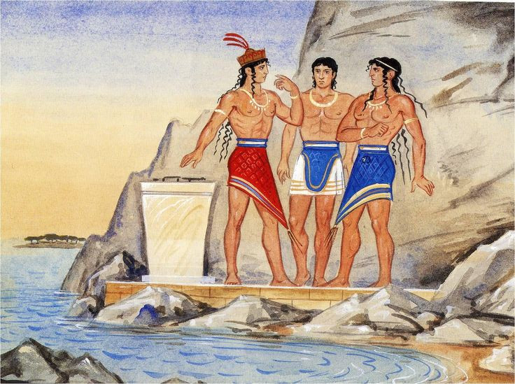  10. Tín ngưỡng thờ thần thiên nhiên. Người Minoan có tín ngưỡng phong phú liên quan đến thiên nhiên. Họ tôn thờ các thần linh đại diện cho động vật, cây cỏ, và đất mẹ, thể hiện qua các đồ tạo tác như tượng nữ thần rắn và biểu tượng "cây thiêng". Ảnh: Pinterest.